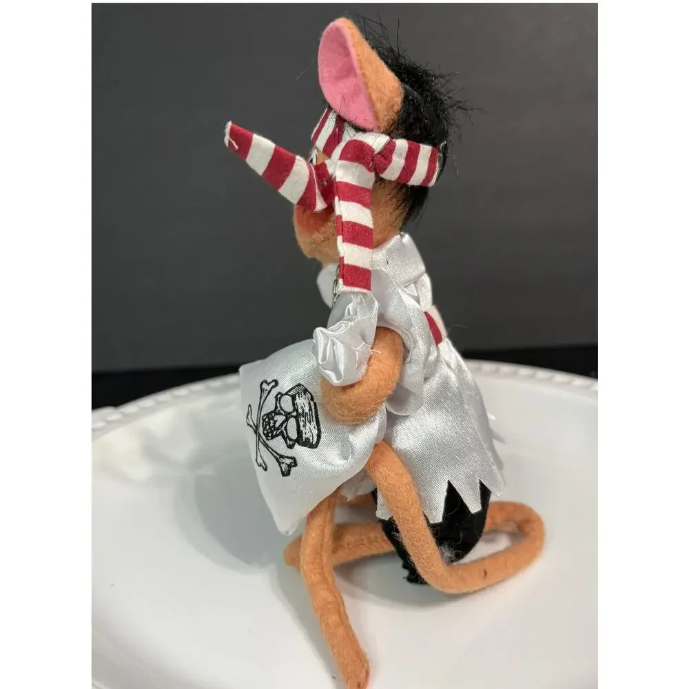 Annalee 2008 Pirate Halloween Costume Mouse 6 inch
